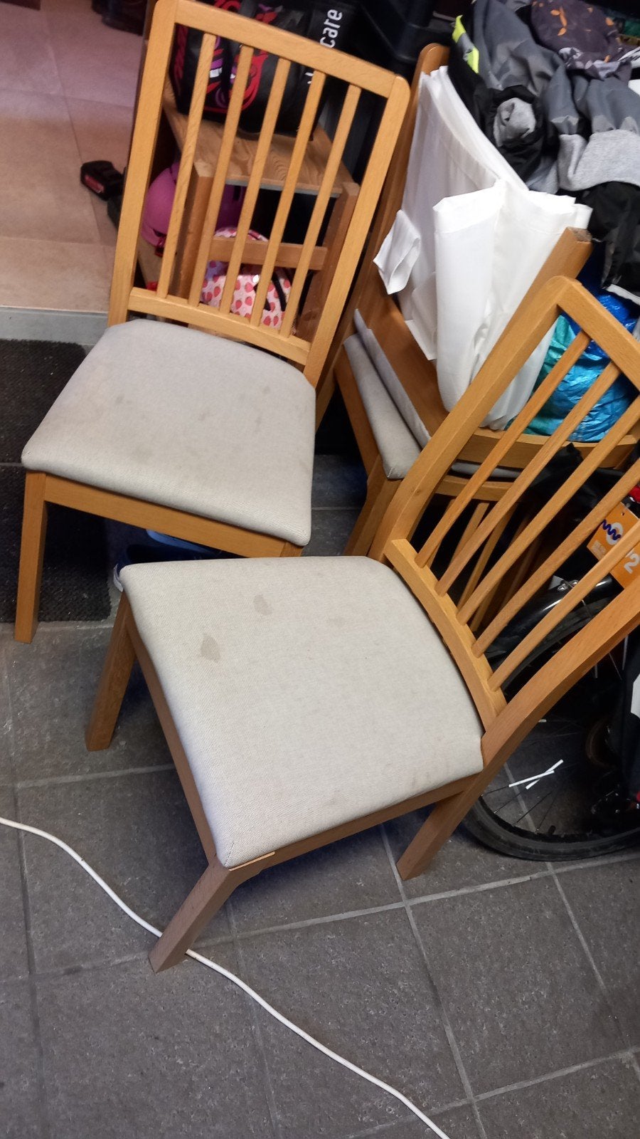 4 chaises ikea à donner, Maison & Meubles, Enlèvement, Une