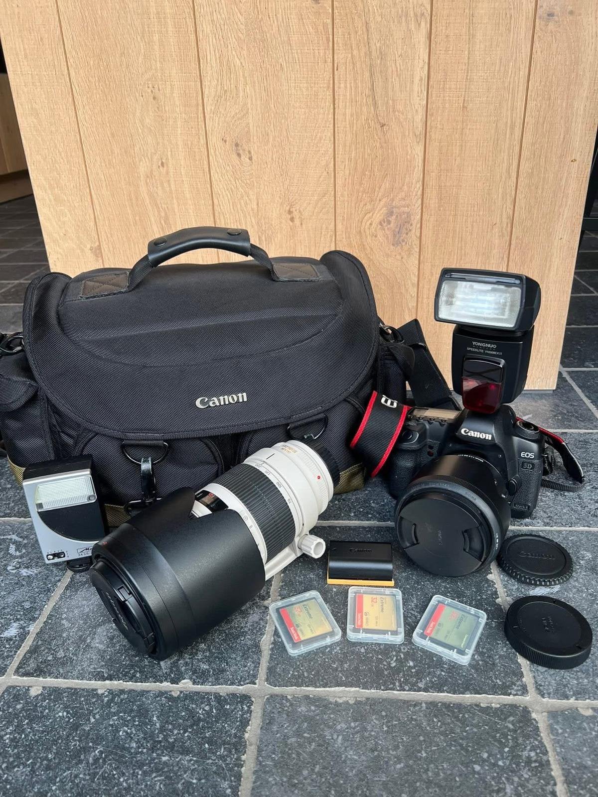 Canon body , canon lens , sigma lens , canon draagtas, Ophalen, Zo goed als nieuw, Canon, Zoom