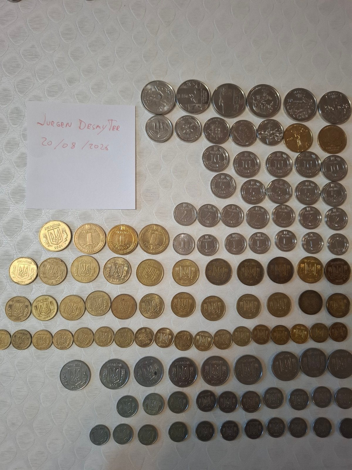 munten oekraine, Postzegels en Munten, Ophalen of Verzenden, Munten