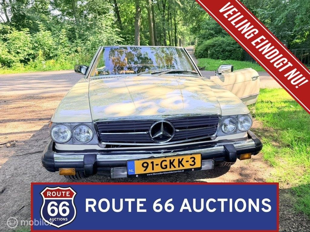 Mercedes-Benz 380 SL | 1983 | Route 66 Auctions, Autos, Achat, Entreprise, Boîte manuelle, Autre carrosserie