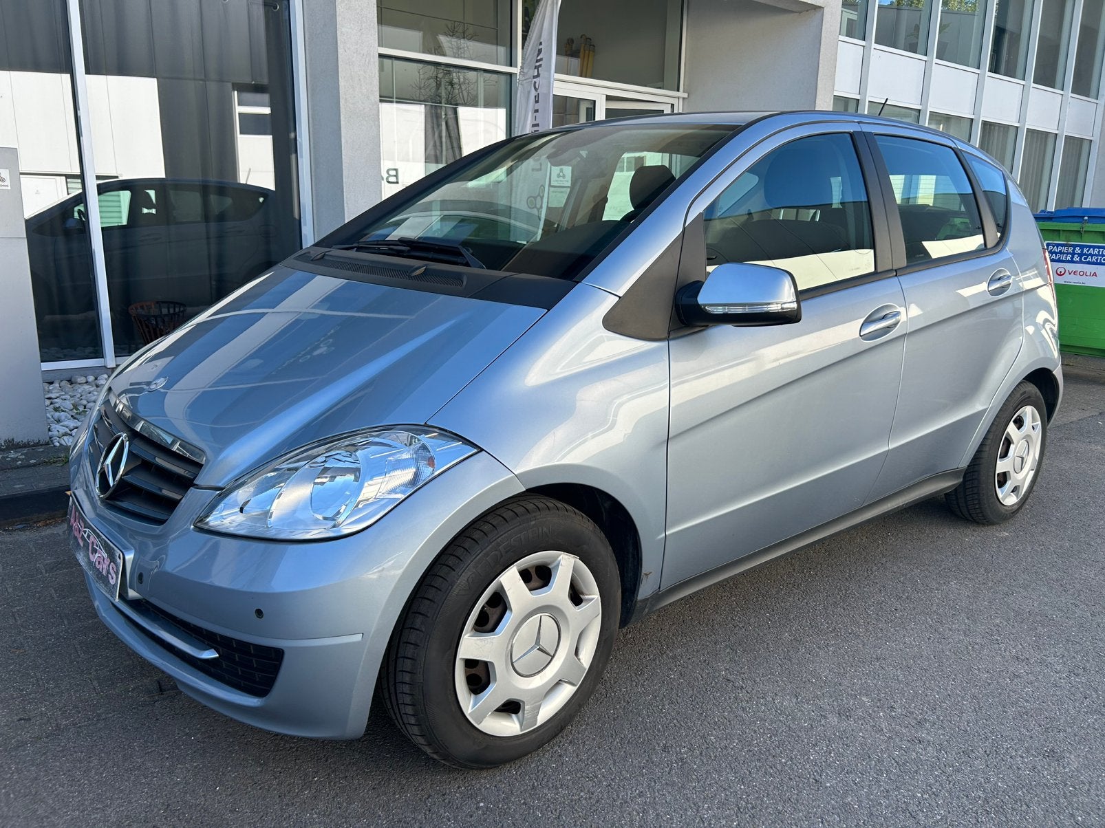 Mercedes A150i / 62000km / Airco / 1ste eigenaar, Auto's, Stof, Zwart, Blauw, Bedrijf