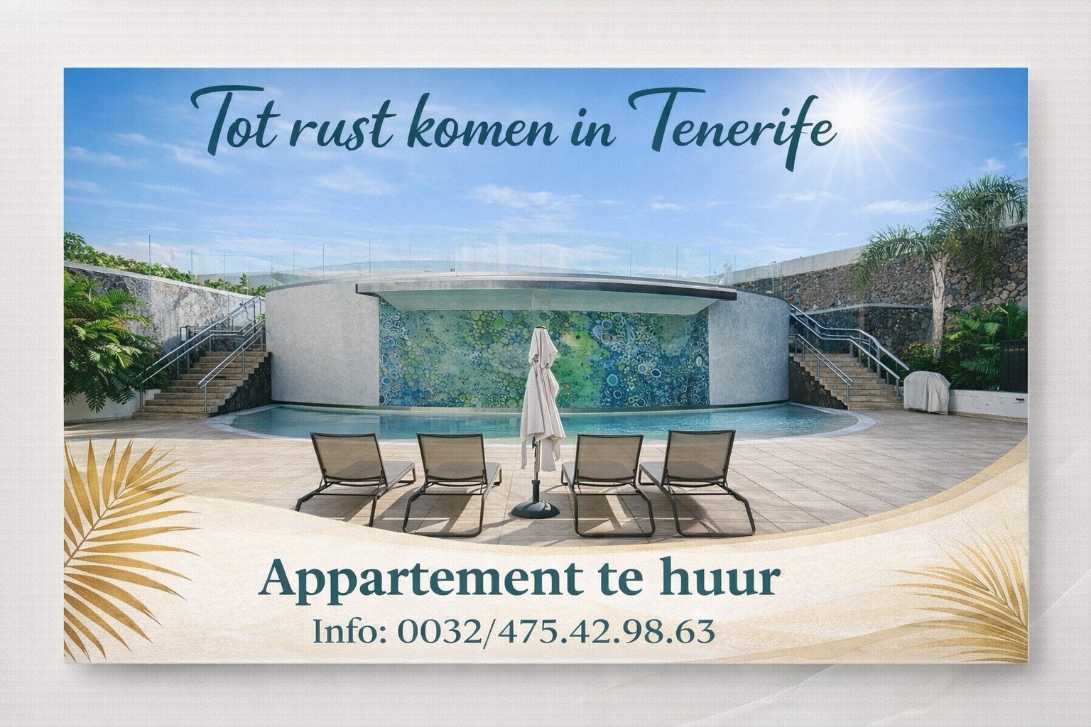 Appartement te huur tenerife