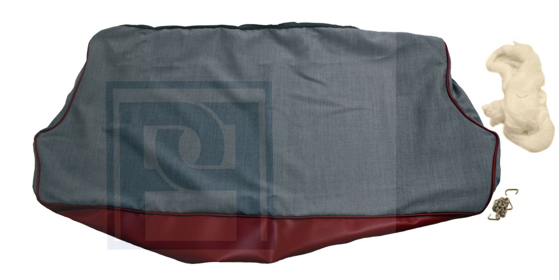 Volvo Bekleding PV544 achterbankhoes zitting grijs-rood 1958, Enlèvement ou Envoi, Neuf