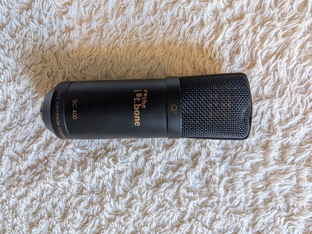 t.bone SC400 studio condensatormicro, statief & popfilter, Muziek en Instrumenten, Microfoons, Ophalen, Gebruikt, Studiomicrofoon
