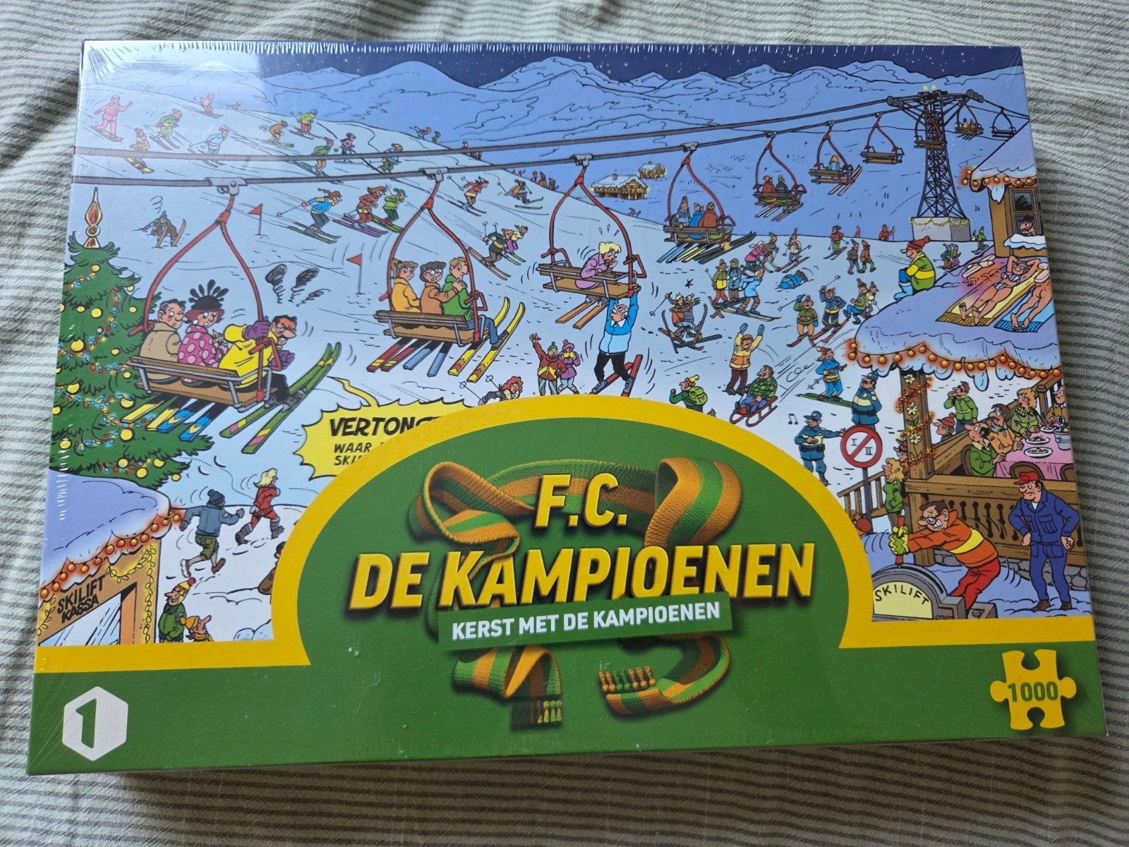 Puzzel 1000 stuks fc de kampioenen, Ophalen