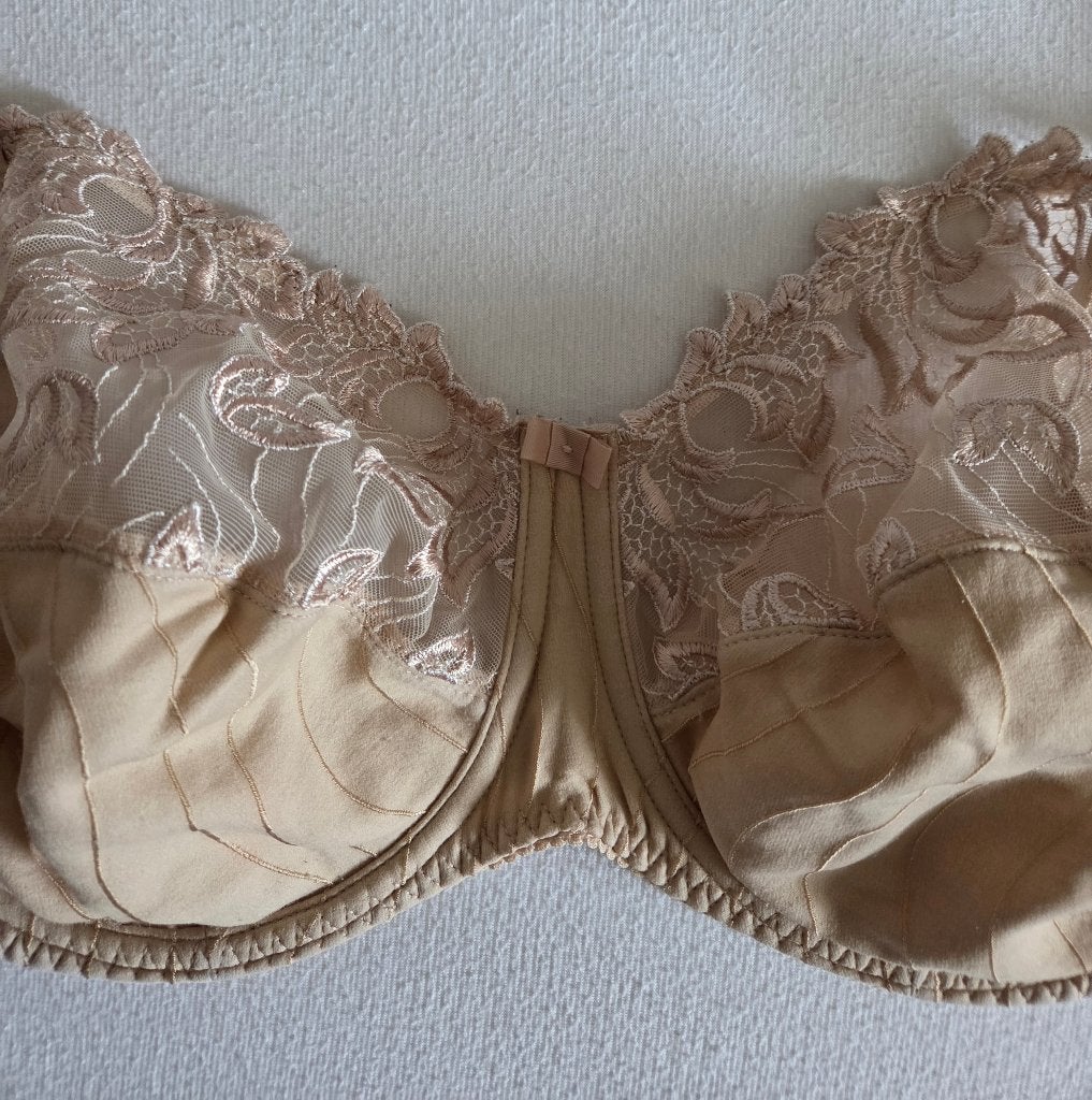 Mokka beugel BH met kant, Prima Donna, Deauville, EU 80 F, Kleding | Dames, Ondergoed en Lingerie, Ophalen of Verzenden, BH
