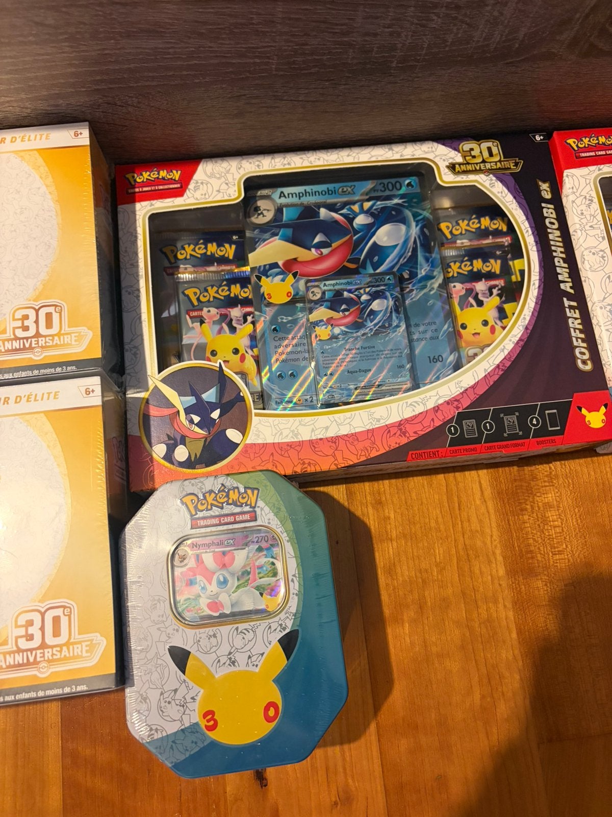 Coffret Amphinobi ex Pokémon 30 ans FR, Enlèvement, Neuf, Booster, Foil