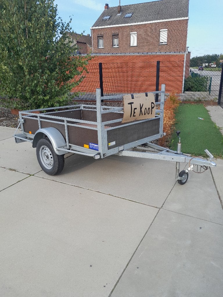 aanhangwagen enkelas, Ophalen, Nieuw