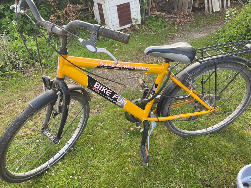 Fiets, Ophalen, Gebruikt, Staal, Stuur 360° draaibaar