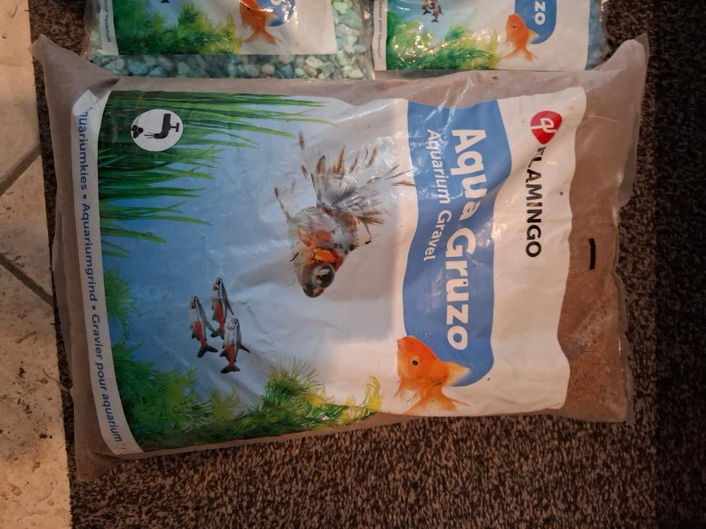 Aquarium gravel, Ophalen, Nieuw, Grind, Zand of Voedingsbodem