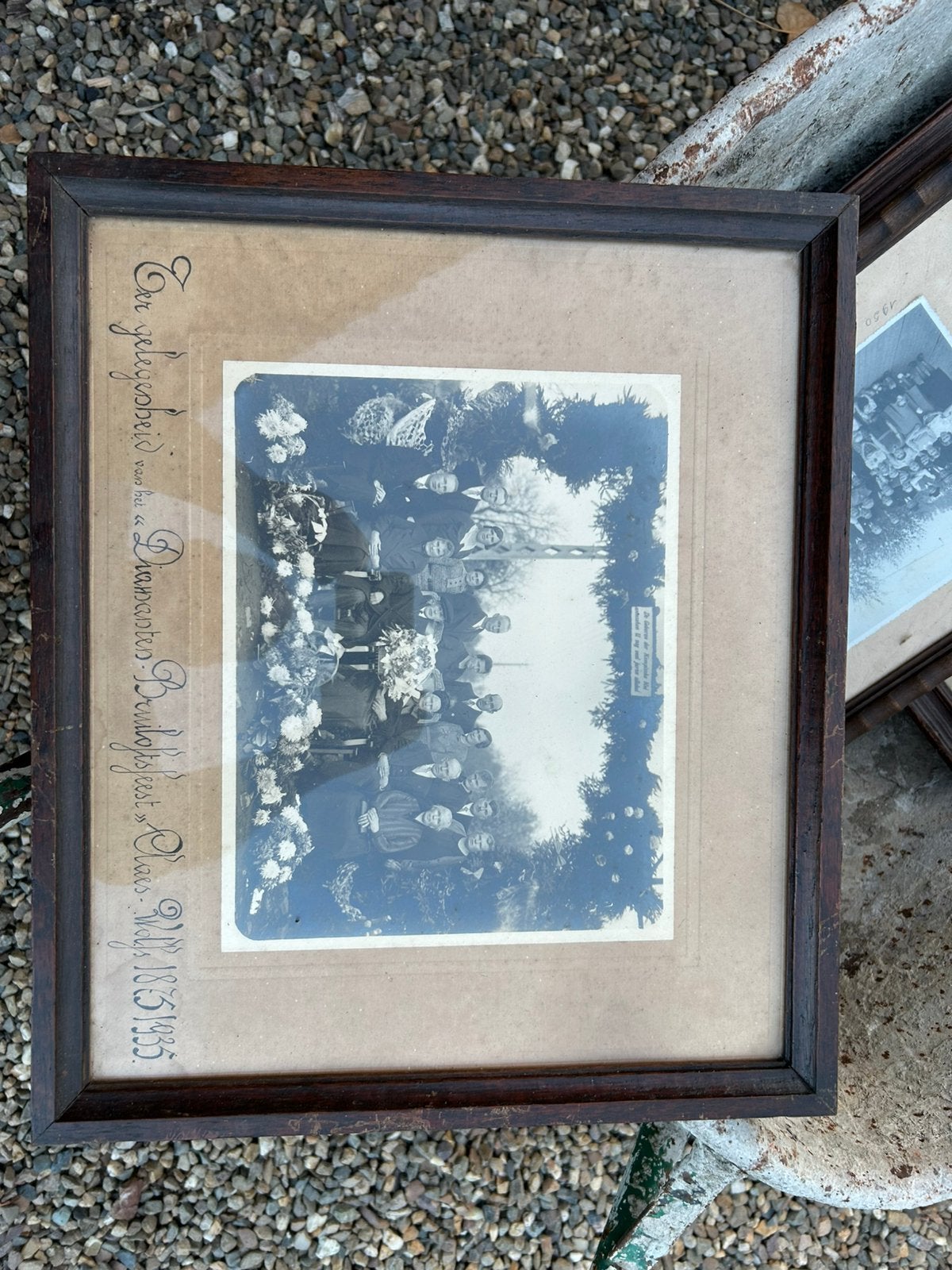 Photo 1935... 10 ans plus tard... mariage en diamant, Avant 1940, Photo, Costume traditionnel, Comme neuf