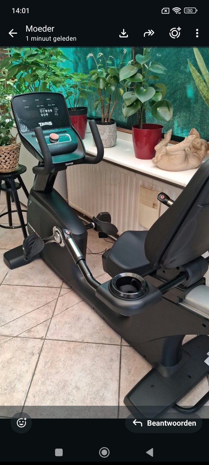 home trainer tauris rb 10.5, Neuf, Enlèvement, Métal, Couché