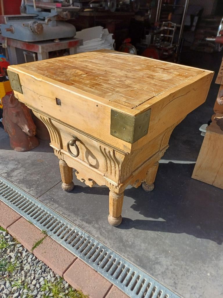 kapblok ,  hakblok ,beenhouwersblok, Ophalen