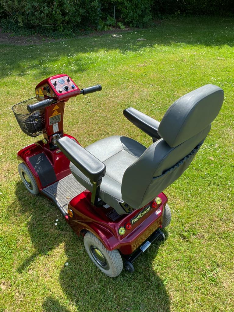 Gebr. Scootmobiel shoprider 4wiel Elektrische scooter, Ophalen of Verzenden, Inklapbaar, Gebruikt, Elektrische rolstoel