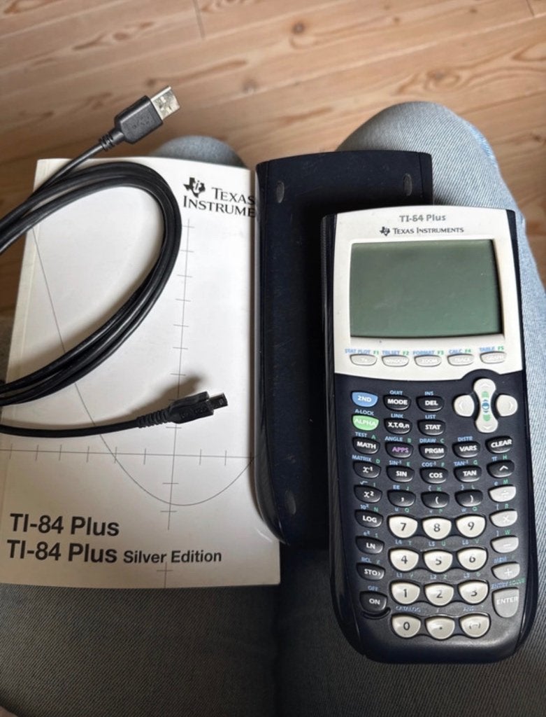 Texas TI-84 Plus Grafische Rekenmachine + kabel + boekje, Divers, Calculatrices, Enlèvement ou Envoi, Calculatrices graphique