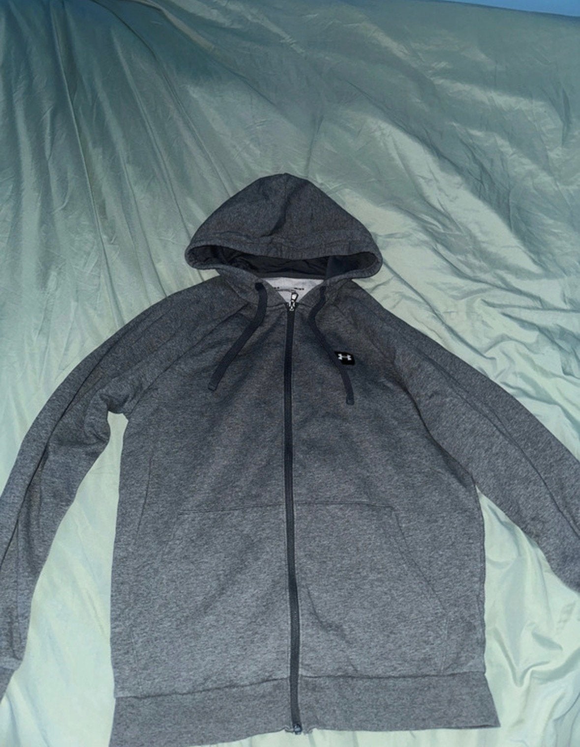 Underarmour veste, Kleding | Heren, Jassen | Zomer, Verzenden, Zo goed als nieuw, Maat 48/50 (M), Grijs