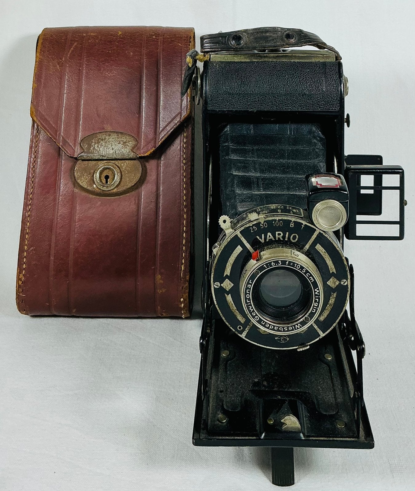Appareil photo pliable soufflet antique AGC Vario Wirgin 30s, Enlèvement ou Envoi