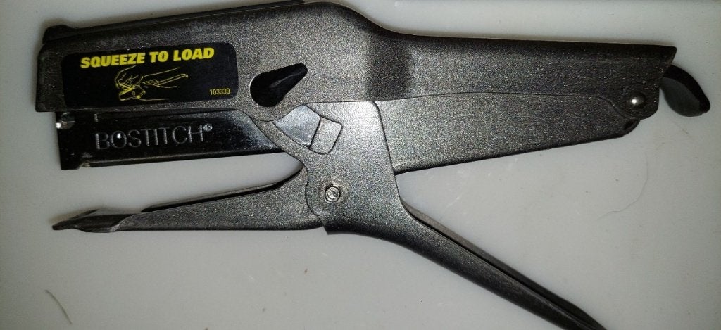 Vintage Stanley Bostitch B8 Plier Tangnietmachine / Tacker, Verzamelen, Elektronische Apparatuur, Ophalen of Verzenden