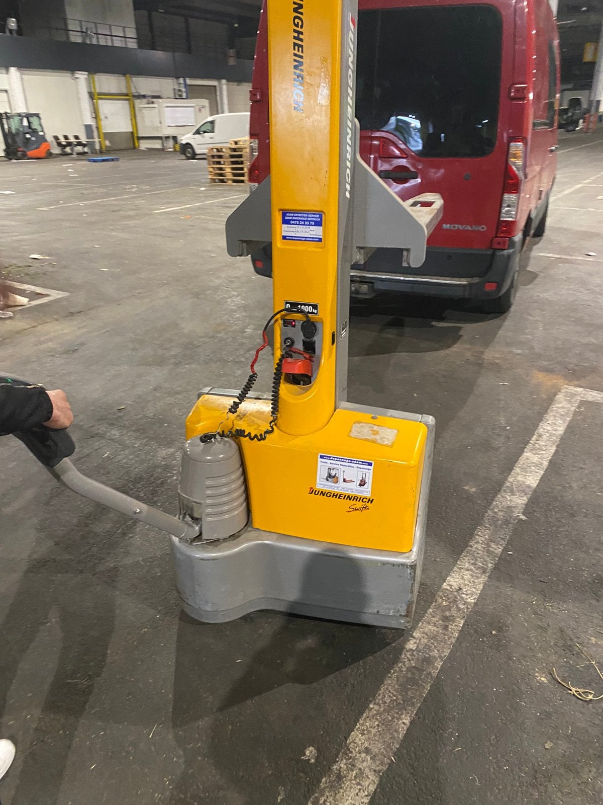 Gerbeur transpalette électrique, Enlèvement, Comme neuf