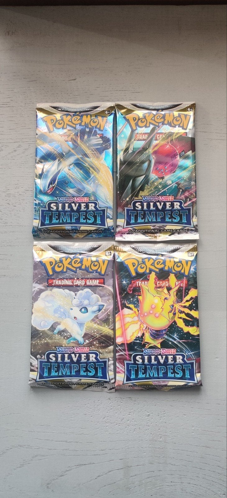 Art set Silver tempest booster packs, Ophalen, Nieuw, Booster, Foil