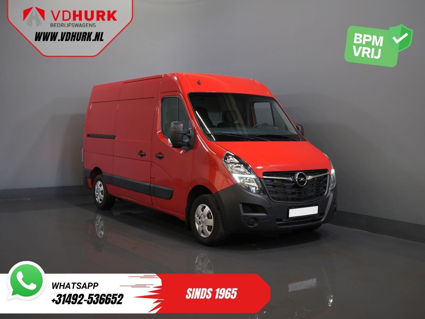 Opel Movano 2.3 Turbo 150 pk L2H2 Carplay/ 270Gr.Deuren/ Air, Auto's, Parkeersensor, Bedrijf, Onderhoudsboekje, Te koop