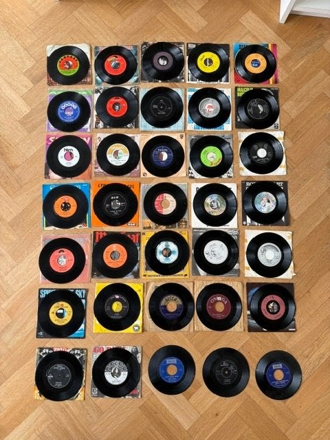 Partij Vintage Vinyl Singles (Jaren 60/70/80), Cd's en Dvd's, Vinyl Singles, Gebruikt, 7 inch, Ophalen of Verzenden