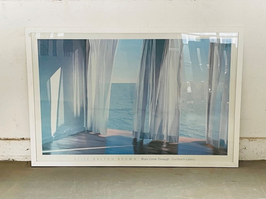 Art Print Alice Dalton Brown : ' Blues come through ' XL, Ophalen, 125 cm of meer, 75 cm of meer, Print