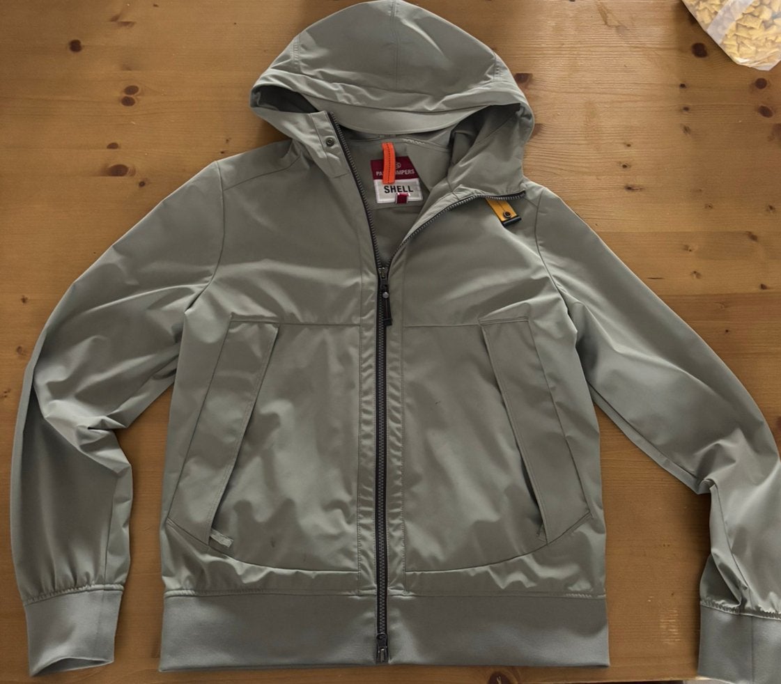 Parajumper shell jas groen zomerjas, Ophalen of Verzenden, Gedragen, Maat 52/54 (L), Groen