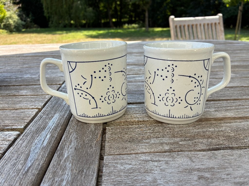 Boch Keramis Copenhague - 2 mugs, Enlèvement ou Envoi