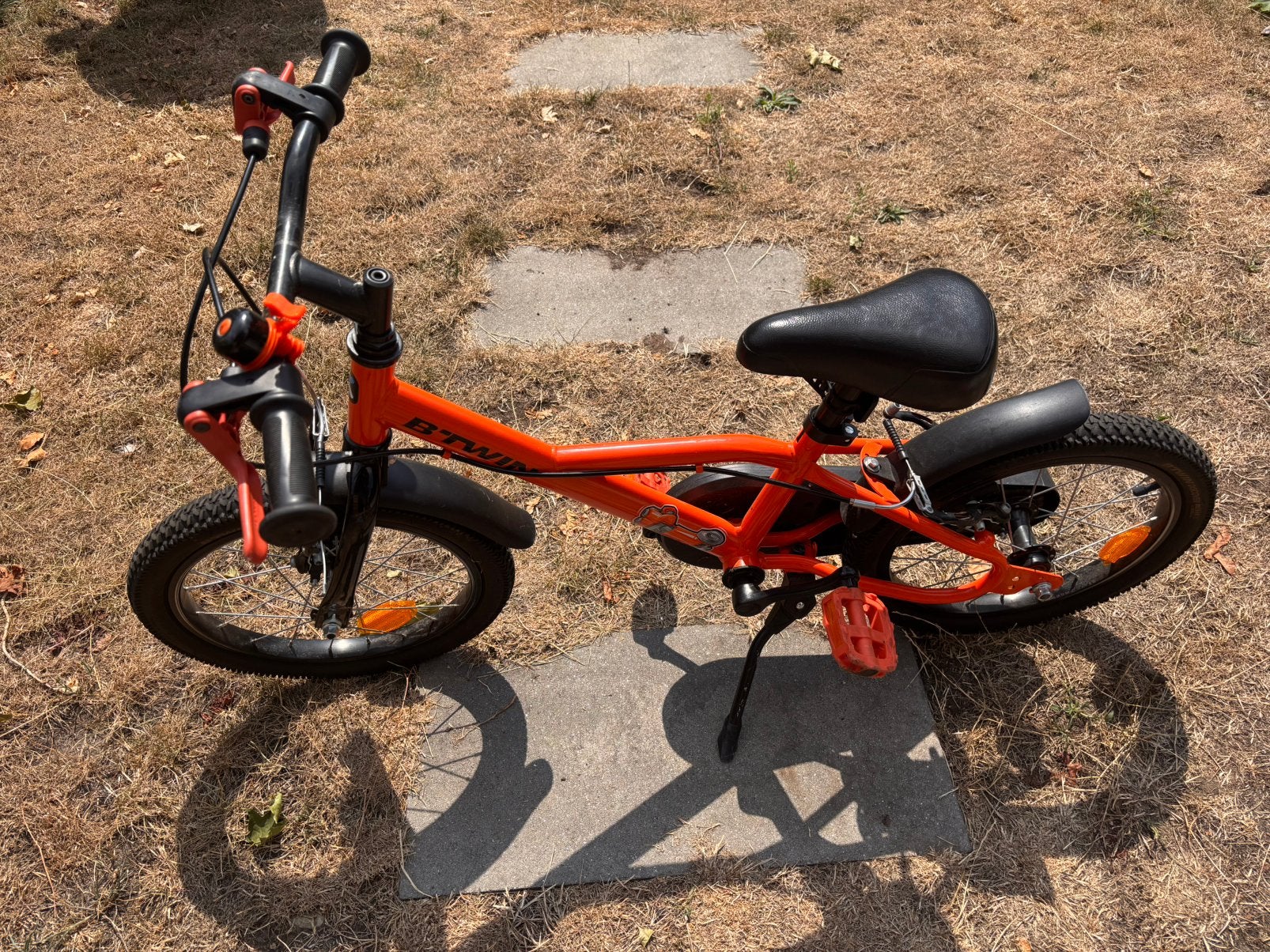 Kinderfiets jongen 16 inch (4-6jaar), Ophalen, Gebruikt, Velgrem, 16 tot 20 inch