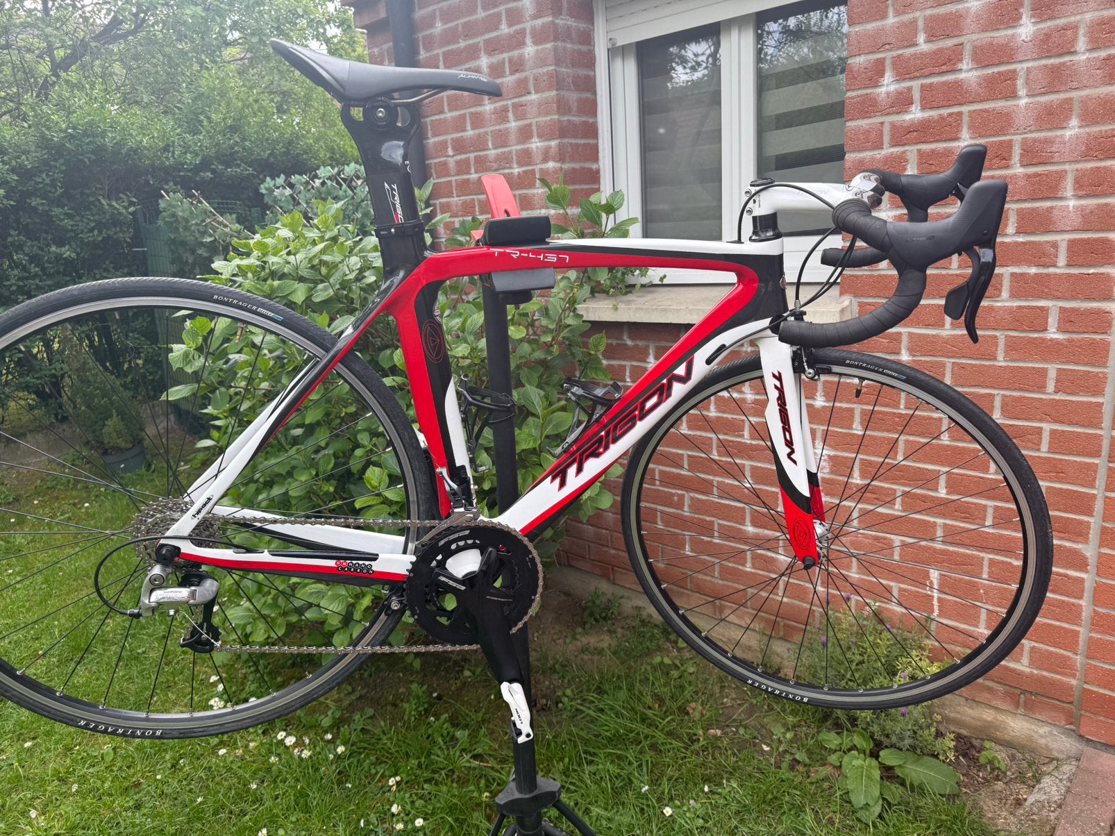 TriGon carbon racefiets, Fietsen en Brommers, Ophalen, Zo goed als nieuw, Carbon
