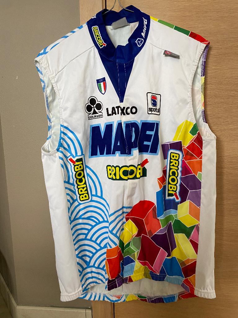 Mapei Colnago coupe-vent, Enlèvement, Porté, Course à pied ou Cyclisme