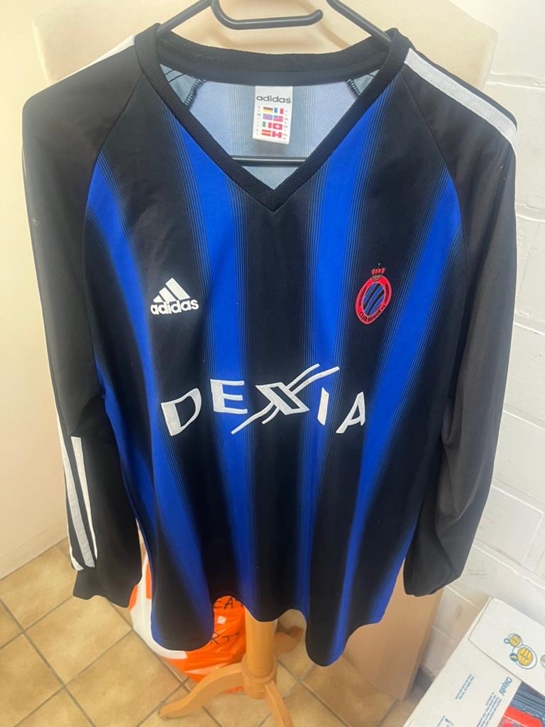 Shirt Club Brugge Dexia nr14, Sport en Fitness, Voetbal, Ophalen of Verzenden, Zo goed als nieuw, Shirt