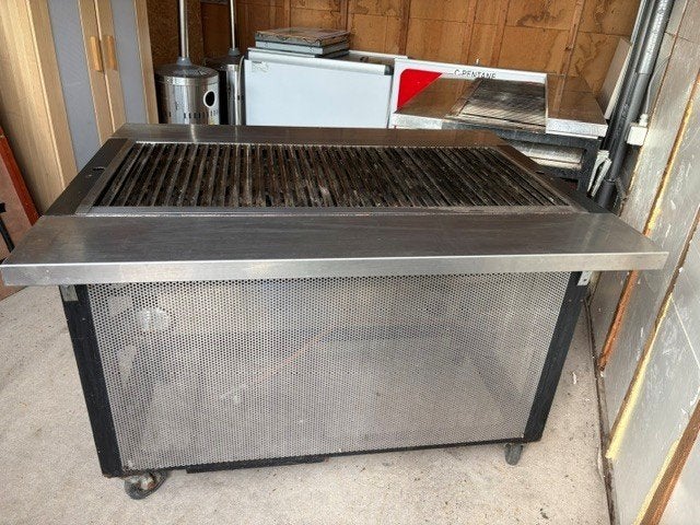 Gas barbecue op lava stenen, Tuin en Terras, Ophalen, Gebruikt