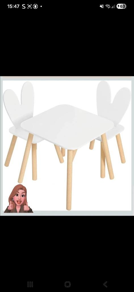 Nijntje tafel en kinderstoel, Kinderen en Baby's, Ophalen, Nieuw, Overige typen