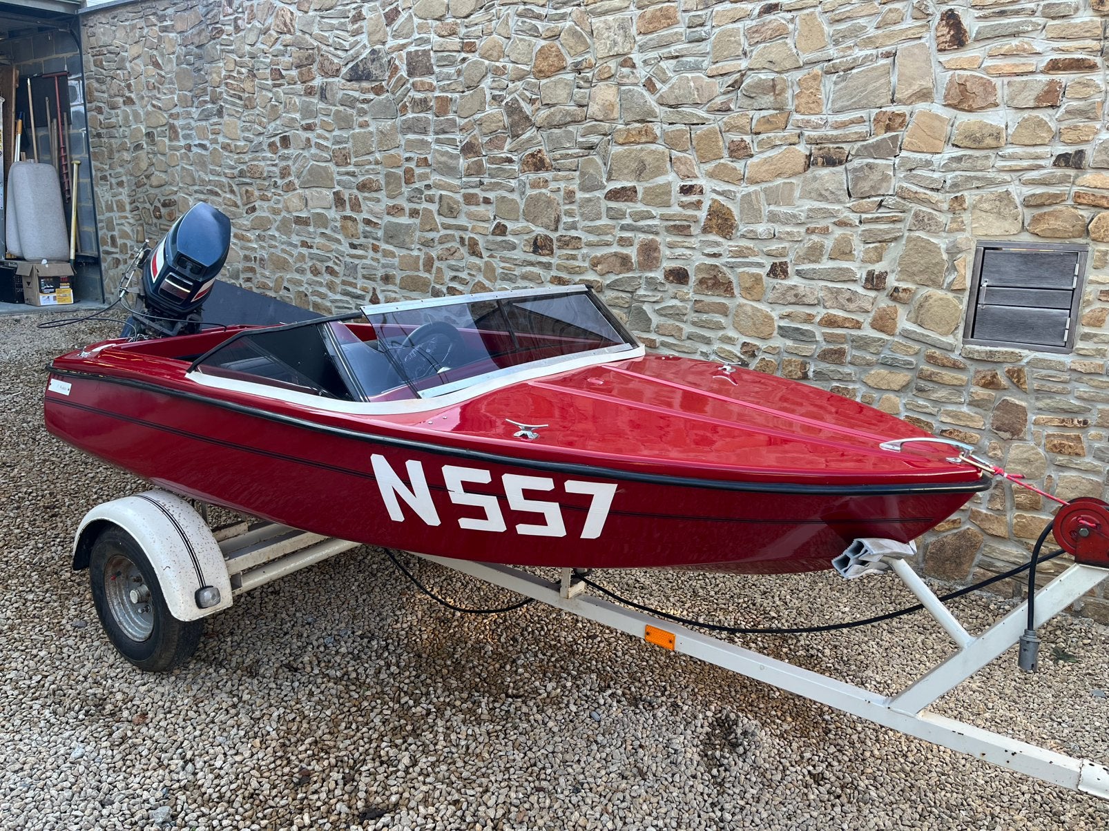 Bekro – Bateau belge de collection, Sports nautiques & Bateaux, Speedboat, Utilisé, Essence, Moins de 70 ch, Moteur hors-bord