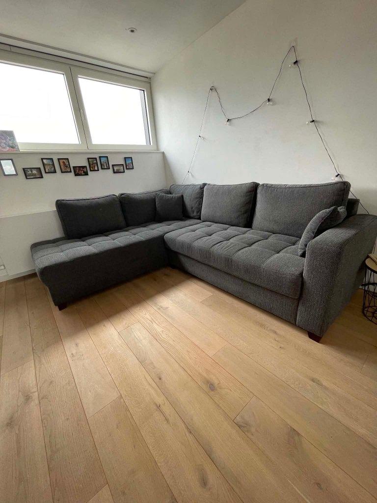 Hoekzetel, Maison & Meubles, Canapés | Salons, 75 à 100 cm, Banc d'angle, Comme neuf, Enlèvement