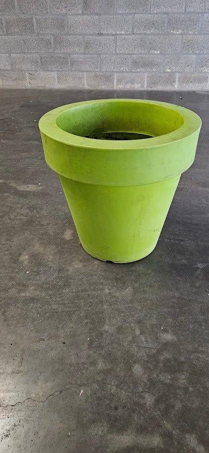 Grote kunststof bloempot groen D: 45 H:43 Merk: Elho, Tuin en Terras, Ophalen, Kunststof, Gebruikt, 40 cm of meer
