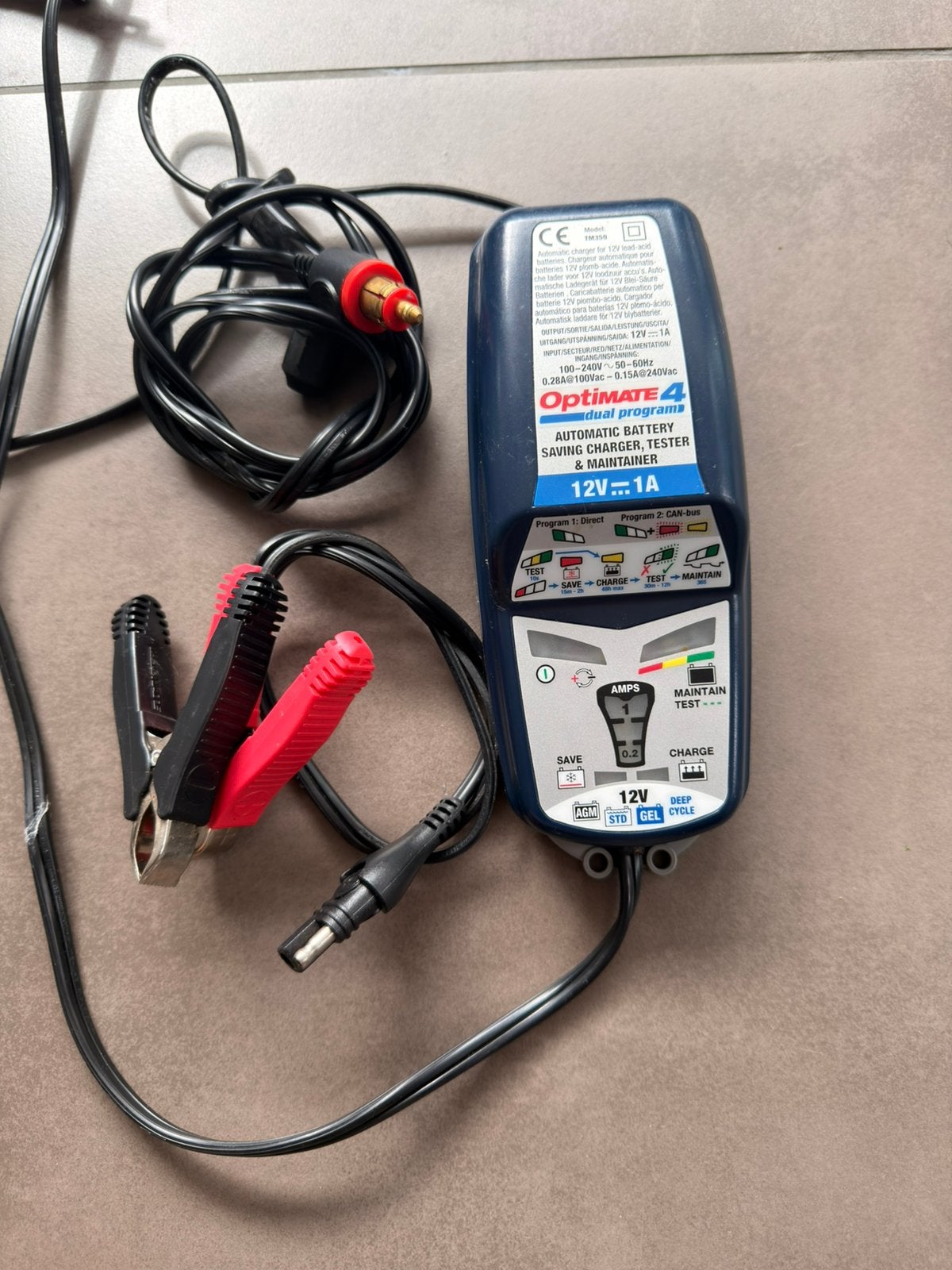 Chargeur Optimate 4, Motos, Enlèvement