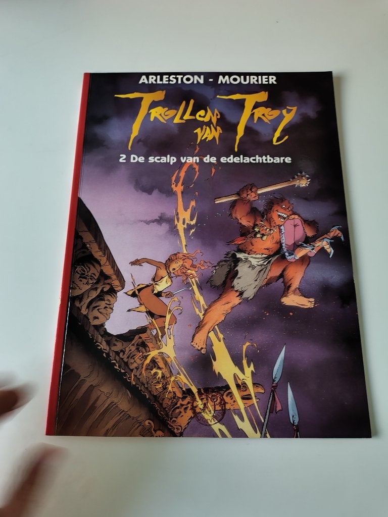 Trollen van Troy - stripverhaal - 2 De scalp van de ..., Eén stripboek, Ophalen of Verzenden, Zo goed als nieuw