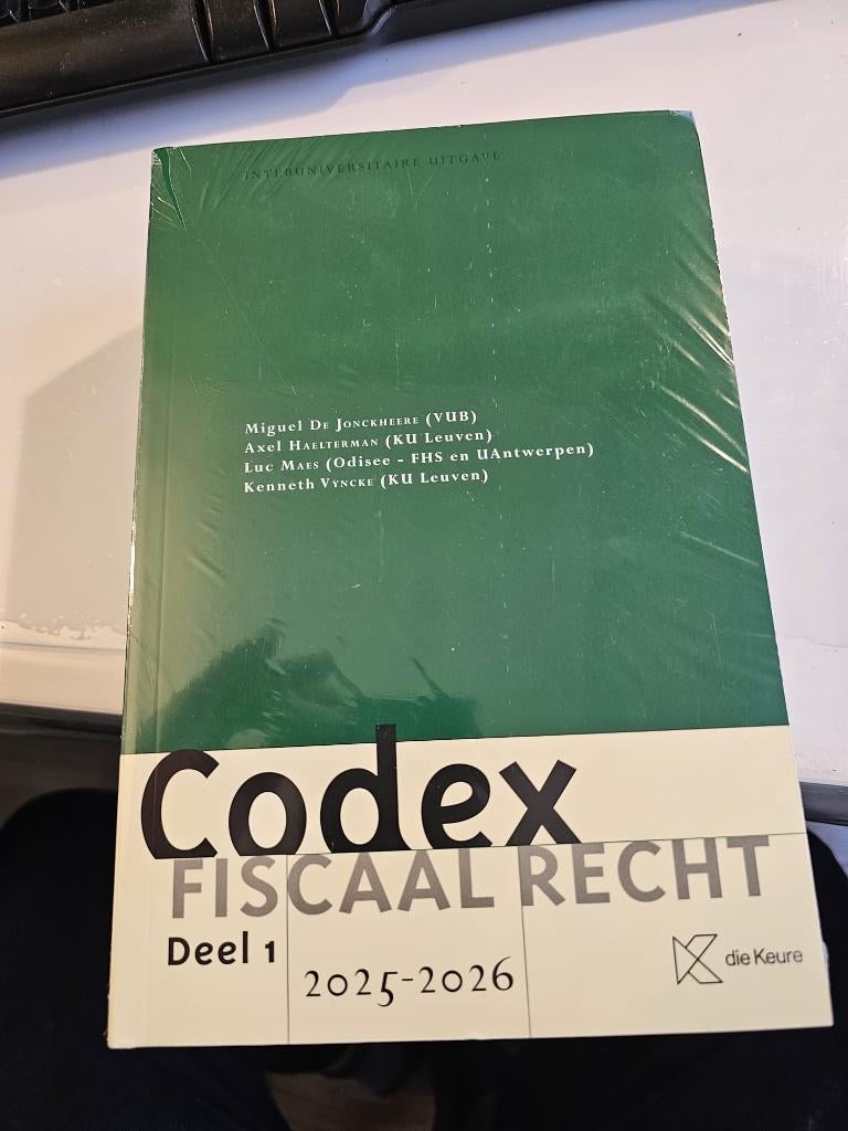 Codex Fiscaal Recht 2025-2026 - die Keure Professional, Boeken, Ophalen of Verzenden, Nieuw, Hoger Onderwijs, Die keure