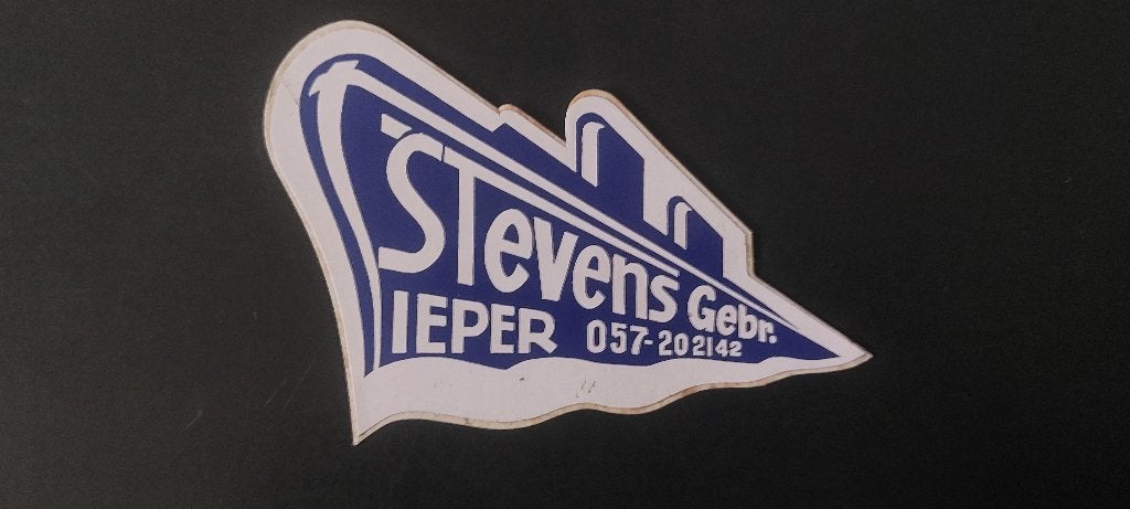 Sticker autocollant Stevens Ieper vintage, Collections, Autocollants, Envoi, Utilisé