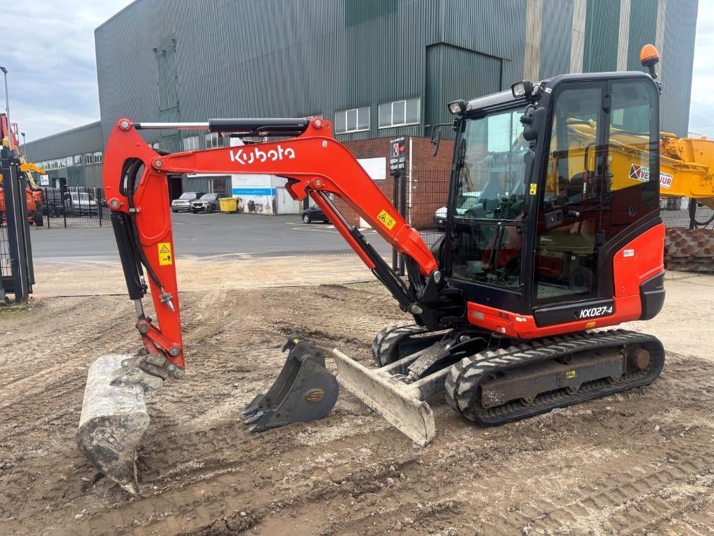 minigraver Kubota KX027-4 (2.220 uren), Ophalen, Graafmachine
