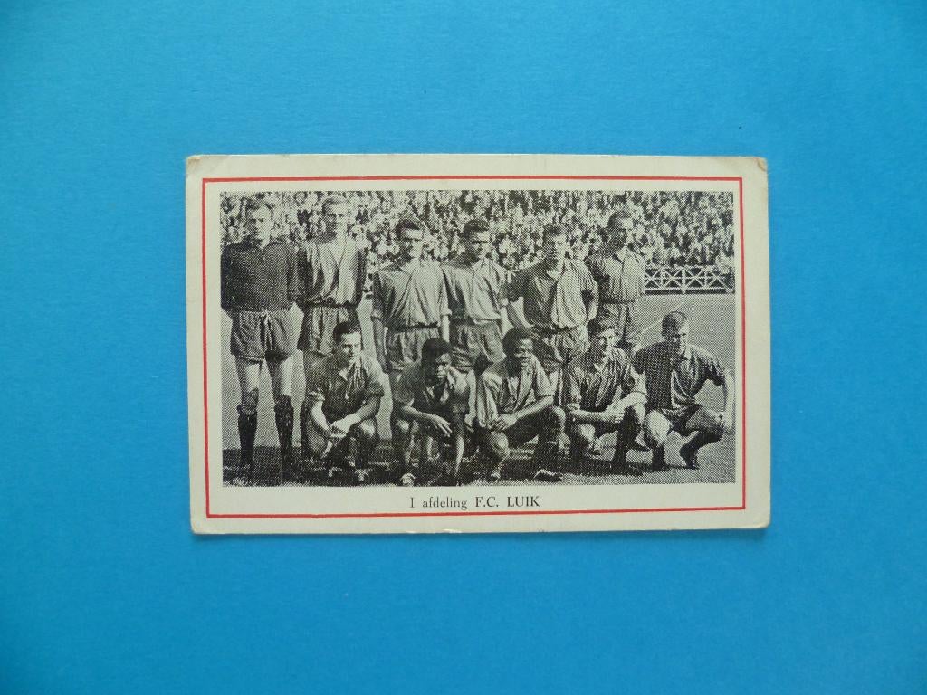 Voetbal chromos images kaarten Football FC Luik Liège 1962, Verzamelen, Ophalen of Verzenden, Gebruikt