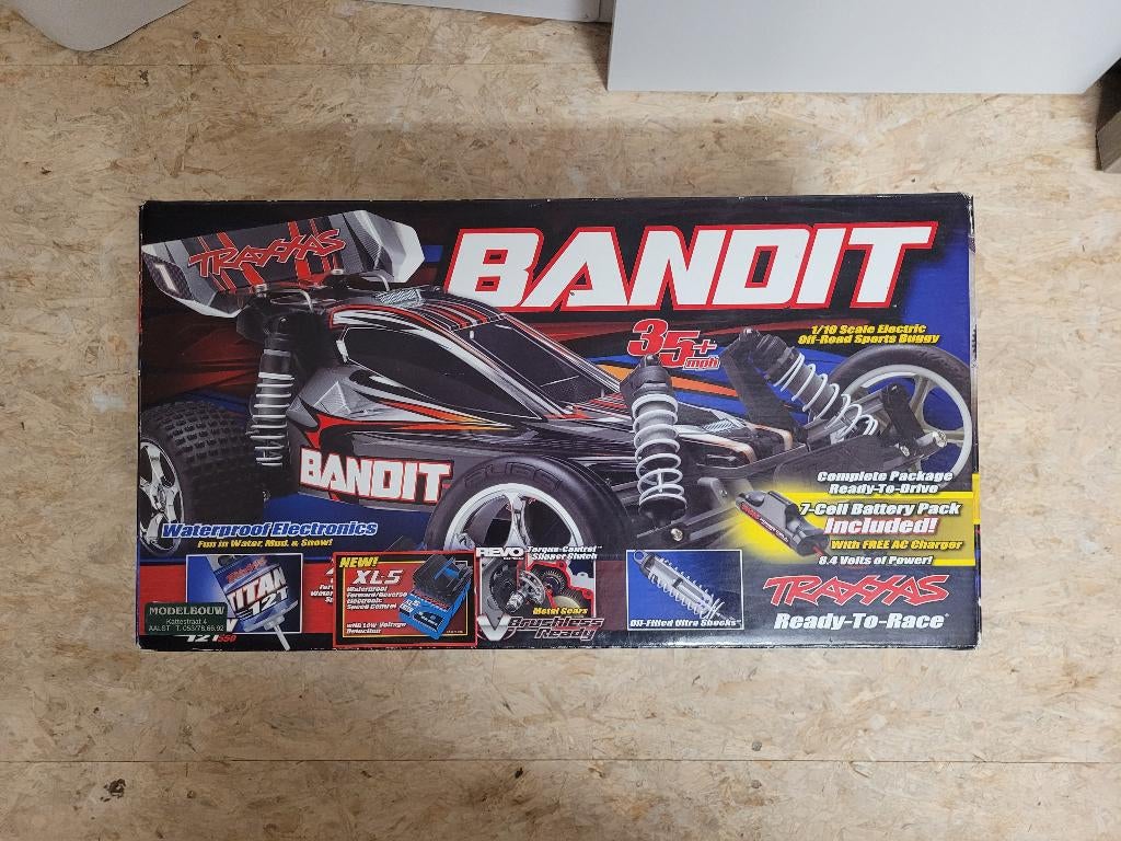 Telegeleide auto Traxxas bandit 50km/h, Enlèvement, Utilisé