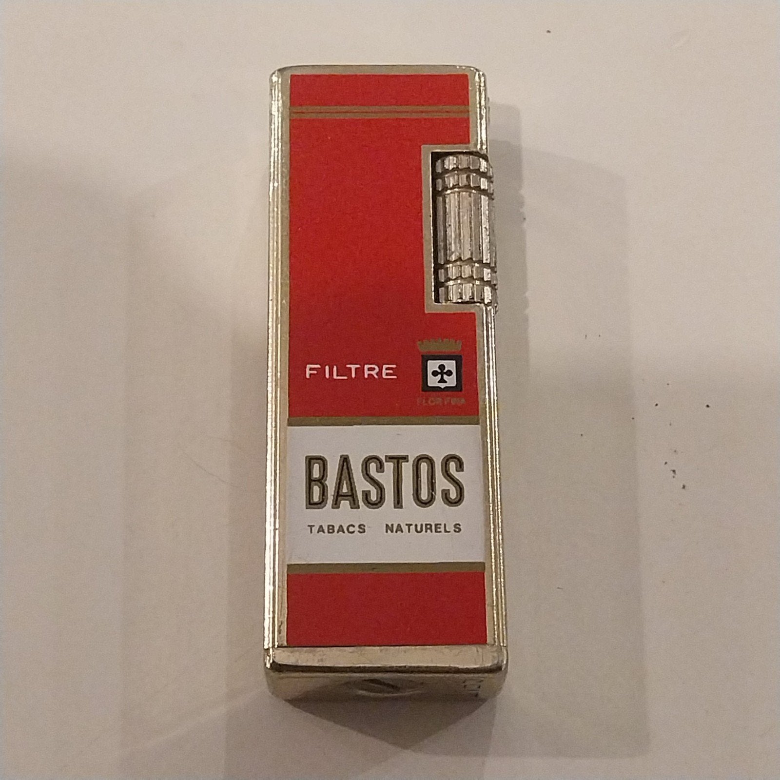 Originele vintage reclame-aansteker van Bastos Filtre, Enlèvement, ., ., .