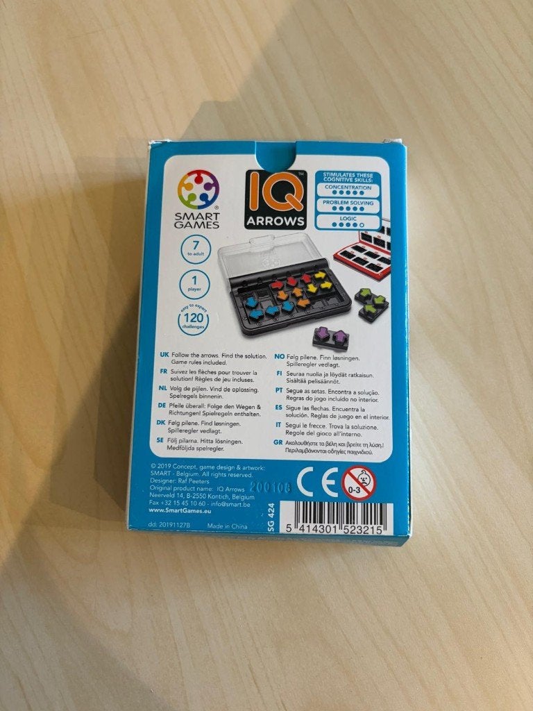 SMART GAMES, Hobby & Loisirs créatifs, Sport cérébral & Puzzles, Enlèvement, Neuf, Autres types