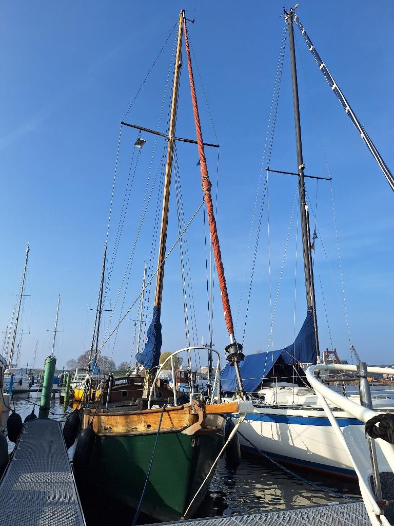 Kylix 27 houten kajuitzeilboot, Watersport en Boten, Kajuitzeilboten en Zeiljachten, Gebruikt, Diesel, Hout, Ophalen