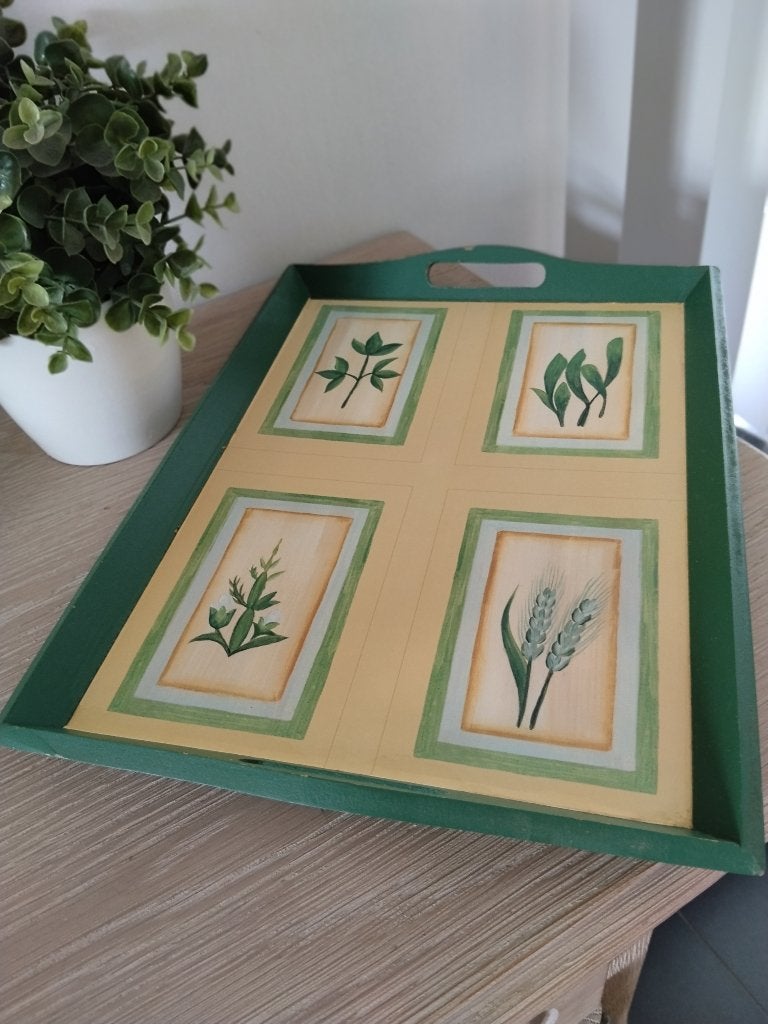 Houten dienblad, Huis en Inrichting, Ophalen of Verzenden, Zo goed als nieuw, Hout, Dienblad