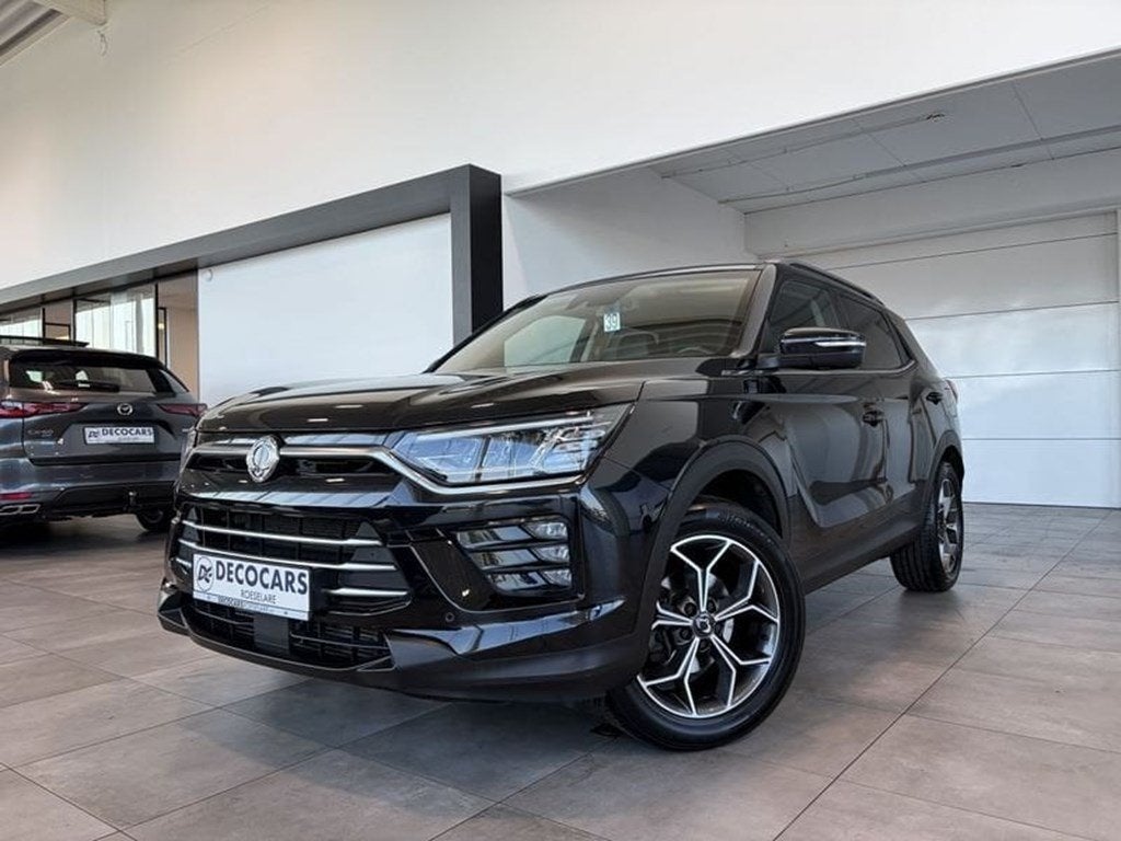 SsangYong Korando Automaat / Apple carplay - Android auto /, Autos, SsangYong, Cruise Control, Achat, Noir, 5 places